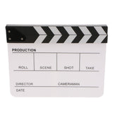 Max Film Movie Clapper Board Director Video Scene Cut Action Prop Clap White