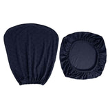 Maxbell Split Office Chair Cover Waterproof Universal Washable Protective navy blue