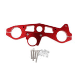 Max Motorcycle CNC Triple Tree Clamp Fork For Kawasaki ZX -6R 2009-2012 Red