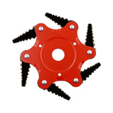 Maxbell 65MN Steel Mower Head Eater Cutter Universal Supplies for Lawn patio Red