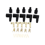 Maxbell 5 Pieces Coil Spark Plug Coil Boot Terminal Set High Performance