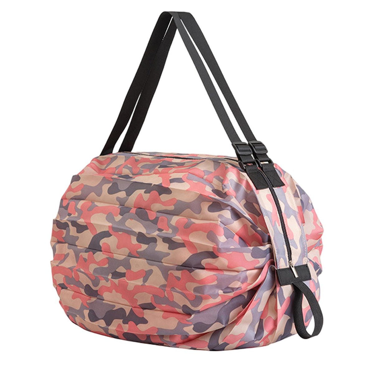 Maxbell Multipurpose Reusable Shopping Bag Waterproof Beach Grocery Storage Tote Pink Camo