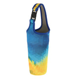 Maxbell Insulated Neoprene Water Bottle Carrier Bag Carrying Bag Holder Cover Pouch Yellow Blue
