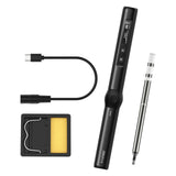 Maxbell Soldering Iron Station Kits Lightweight for Desoldering Electronic Production Black BC2