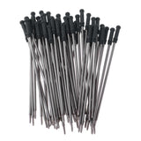 Max Pack of 50 0.5mm Nib Metal Rollerball Pen Gel Pen Sign Pen Refills black