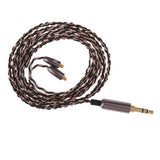 Maxbell Earphone Audio Cable DIY 3.5mm For SE215/SE315/SE425/SE535 Black and Pink