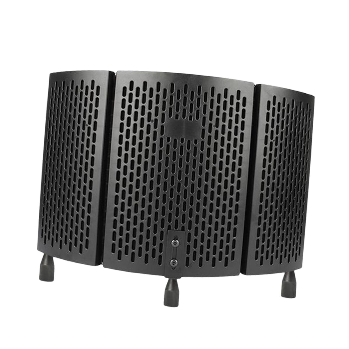 Maxbell Foldable Microphone Isolation Shield for Condenser Mic Broadcasting Vocals 3 Shields