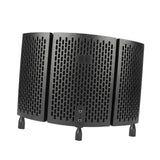 Maxbell Foldable Microphone Isolation Shield for Condenser Mic Broadcasting Vocals 3 Shields