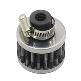 Max Maxb 12mm Mushroom Head Air Intake Filter Cleaner Universal For Automobile Black