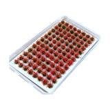 Maxbell Artificial DIY Miniature Flower Cluster Model for Decoration Red