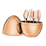 Maxbell Coffee Spoons Luxury Egg Dinner Set Spoons Flatware Home Furnishings Gold