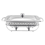 Maxbell Stainless Steel Buffet Servers and Warmers for Soup Stock Pots Banquet Party Argent
