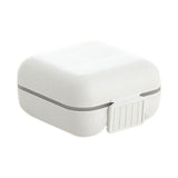 Maxbell Dustproof Pill Organizer Double Sealing Compact for Home Outdoor Office 5 Grids