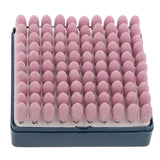 Maxbell 100PCS Bullet Shaped Point Grinding Stones Set Abrasive Mandrel Tool 10mm