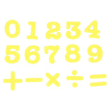 Maxbell EVA Magnetic 0~9 Numbers Fridge Magnet Stickers Kids Educational Toy Yellow