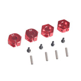 Max HSP Unlimited 12mm Upgrade Parts Hex Wheels Base Coupler 6.0 Thick Red