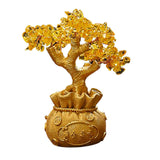 Maxbell Feng Shui Money Tree Tabletop Ornament for Indoor Spring Festival Decoration S StyleC