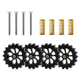 Maxbell Heatbed Leveling Kit M4 Hand Twist Leveling Nuts 3D Printer Accessories Yellow