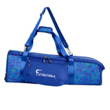 Maxbell Large Yoga Bags Knapsack Yoga Mat Carrier Case for Workout Dancing Women Men blue