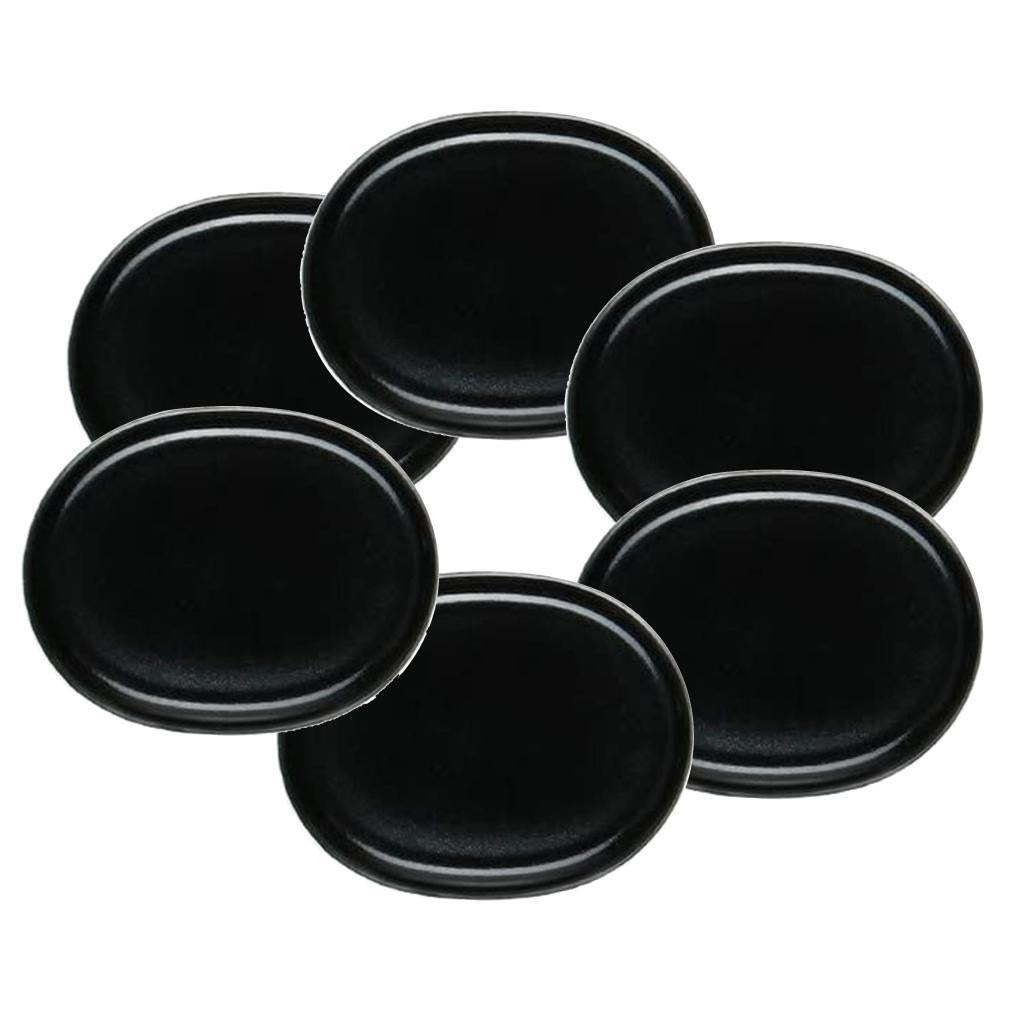 Maxbell 6pcs/Set Silicone Drum Dampening Damper Gel Gum Pads Tone Control Kit Black