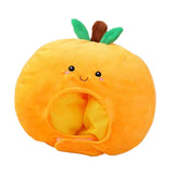 Maxbell Plush Fruit Headgear Hat Plush Orange Headgear Hat Photo Props Adult