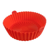 Maxbell Air Fryer Silicone Pot Heat Resistant for 8.5inch Air Fryer Liners Red