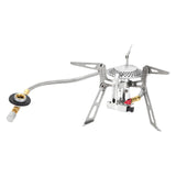 Maxbell Camping Gas Stove Split Burner Emergency Collapsible Stove Camp Stove Butane