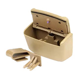 Maxbell Portable Ashtray for Car with LED Light for Outdoor Travel Home Use Beige