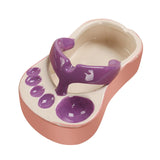 Maxbell Ceramic French Fries Dish Feet Shaped Chip Serving Dish Bowl for Kitchen