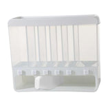 Maxbell Sealed Dry Food Dispenser with Measuring Cup for Cupboard Countertop  White