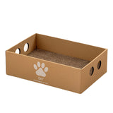 Maxbell Cat Scratch Pad Large Cat Cardboard House for Cats to Grind Paws Indoor Cats Style B