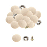 Maxbell 50x Car Roof Repair Button Easy Installation Fixed Buckle for Trucks SUV Beige