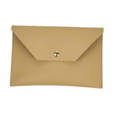 Maxbell Makeup Bag Travel Simple PU Leather Gift for Women Girl Toiletry Clutch Skin color