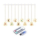 Maxbell LED Christmas String Light Hanging Ornament for Outdoor Home Decoration 3 AA Battery