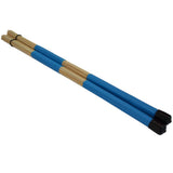 Maxbell 1 Pair of 40cm Bamboo Rod Drum Brush Drum Sticks for Jazz Folk Music Blue