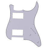 Max 2 Pot Hole 2 Ply Guitar Pick Guard Scratch Plate for Electric Guitar White
