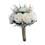 Maxbell Artificial Wedding Bride Bouquet for Anniversary Graduation Decoration