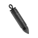 Maxbell Stainless Steel Bullet Shape Cross Cremation Urn Memorial Pendant sister