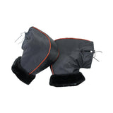 Maxbell Windproof Motorcycle Handlebar Muffs Soft Warm Winter for Snowmobile 30cmx27cm