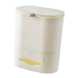 Maxbell Maxbell Multipurpose Trash Bin 9L Hanging Waste Can for Toilet Living Room Dormitory Beige