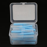 Maxbell 40 Pieces/ Box Dental Interdental Brush Tooth Pick Flosser Toothpick Sticks  Blue 1mm