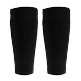 Maxbell Calf Compression Socks Leg Sleeve Running Sport Support Stockings L Black