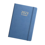 Maxbell A5 Notebook Planner Journal Notebook 2023 Weekly Planner Notepads PU Cover Blue
