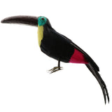 Maxbell Lifelike Simulation Animals Model Figurine Kids Toy Home Decoration Toucan E