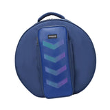Maxbell Snare Drum Bag Portable Instrument Backpack Lightweight 14inch Backpack Case blue