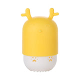 Maxbell Makeup Sponge Holder Dust-Proof Portable Cute for Travel Drying yellow deer