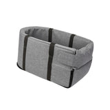 Maxbell Dog Puppy Car Pets Seat Wear Resistant Center Console Mount Portable Grey