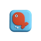 Maxbell Door Stopper Wall Protector Crash Pads for Cabinet Furniture Glass Fish