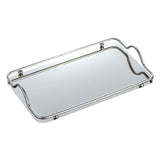 Maxbell European Style Fruit Plate Stainless Steel Decor Snack Nut Tableware Bowl Silver