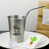 Max Stainless Steel Cactus Series Drink Cups Stackable Durable Drinking C